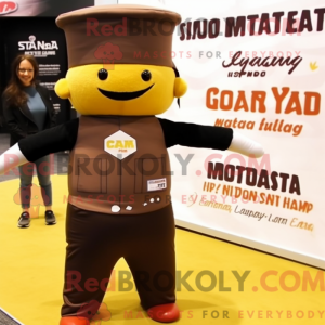 Postava maskota Brown...