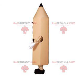 Giant pencil mascot. Pen mascot - Redbrokoly.com