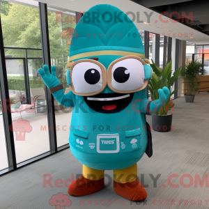 Turquoise Tacos mascot...
