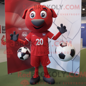 Red Soccer Goal...