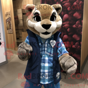 Blue Mountain Lion mascot...