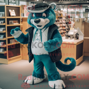 Postava maskota Teal Badger...