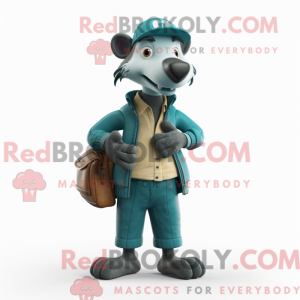 Postava maskota Teal Badger...