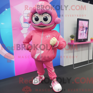 Pink Candy Box maskot...