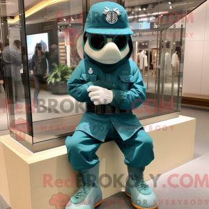 Disfraz de mascota Teal...