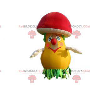 Farverig svampemaskot. Oppustelig maskot - Redbrokoly.com