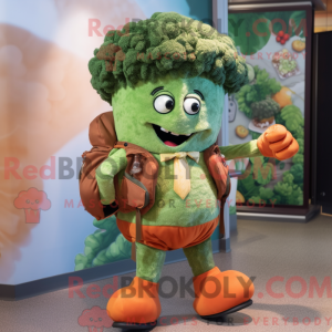 Rust brokkoli maskot drakt...