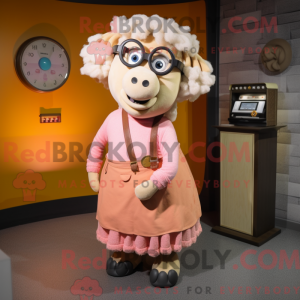 Peach Suffolk Sheep...