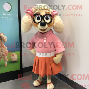 Peach Suffolk Sheep...