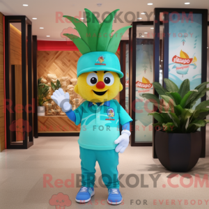 Teal Pineapple...