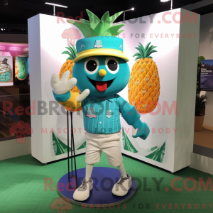 Teal Pineapple...
