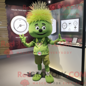 Olive Wrist Watch maskot...