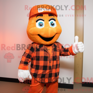 Maskotdraktfigur Orange...