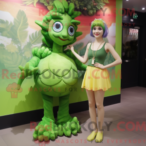 Olive Mermaid mascot...