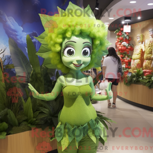 Disfraz de mascota sirena...