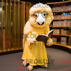 Personaggio mascotte pecora...