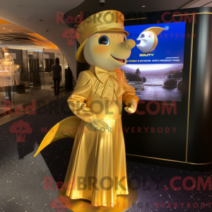 Goldener Delfin als...