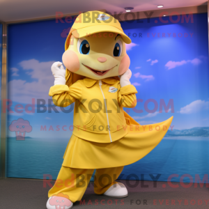 Gull Dolphin maskot drakt...