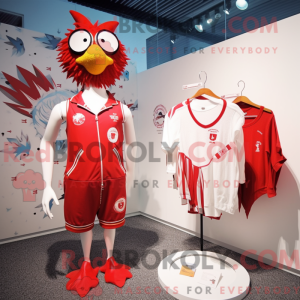 Maskotdraktfigura Red...
