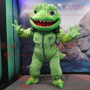 Costume mascotte de Piranha...
