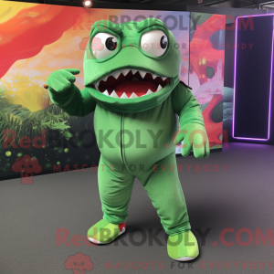 Costume mascotte de Piranha...