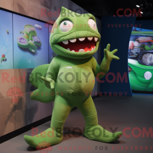 Costume mascotte de Piranha...