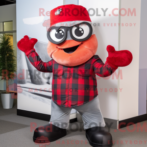 Red Ice-mascottekostuum...