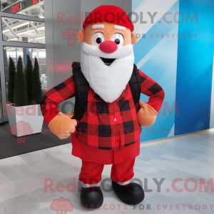 Red Ice-mascottekostuum...