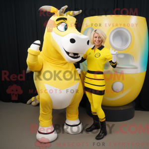 Lemon Yellow Quagga mascot...
