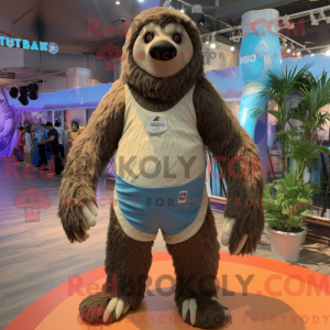 Giant Sloth-mascottekostuum...