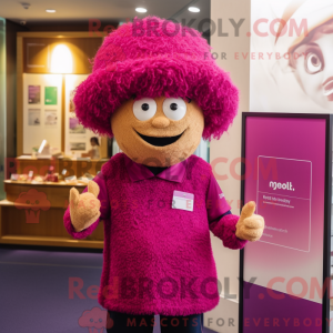 Magenta Fried Rice maskot...