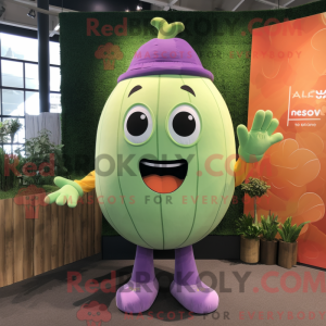 Lavendel melon maskot...
