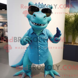 Turquoise Iguanodon...