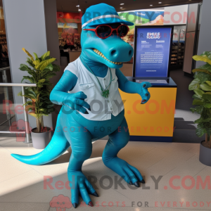 Turquoise Iguanodon...