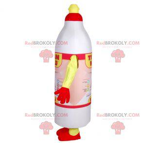 Mascotte de bouteille de colle de la marque Titan -