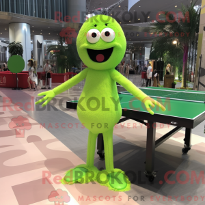 Lime Green Ping Pong Table...