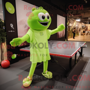 Lime Green Ping Pong Table...