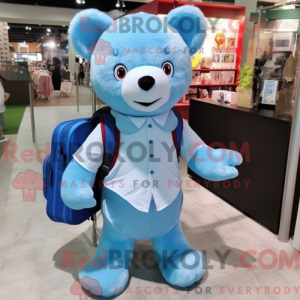 Hemelsblauw teddybeer...