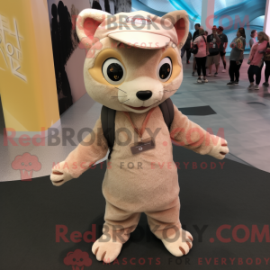 Cream Jaguarundi mascot...