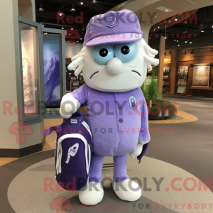 Lavendel golftaske maskot...
