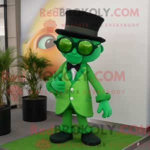 Limegrønn Leprechaun Hat...