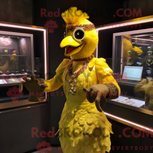 Disfraz de mascota pollo...