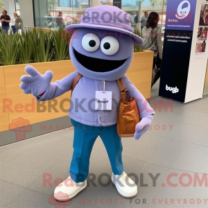 Lilla Aglet maskot kostume...