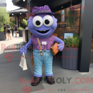 Postava maskota Purple...
