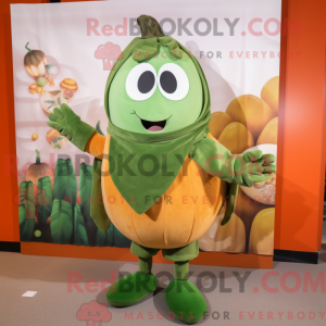 Oliven gresskar maskot...