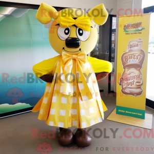 Yellow Bbq Ribs mascot...