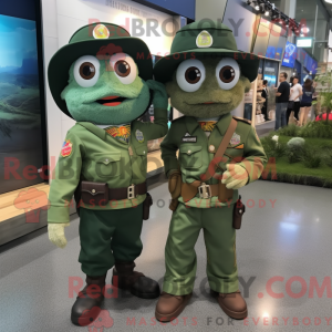 Groene baret...