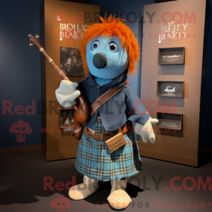 Rust bagpipe maskot drakt...