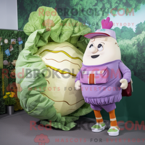Máscara de Corned Beef e Repolho Lavendel com características de estilo kostyme com culotes e calças justas - RedBrokoly.com