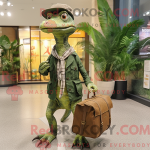 Postava maskota Coelophysis...